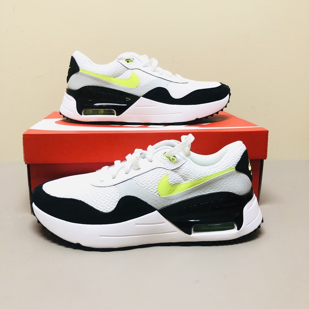 Nike‎ Air Max Systm Sneakers Men Running Shoes DM9537-100 Sz 8.5 Green White New